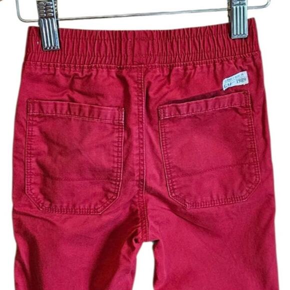 Gap Toddler Boy Red Cotton Drawstring Pants Size 3T - Picture 8 of 8